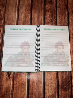 Cuaderno Tanjiro Demon Slayer en internet