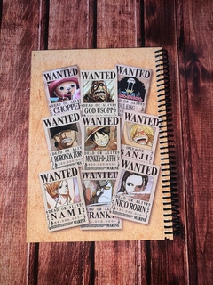 Cuaderno tripulacion one piece - tienda online