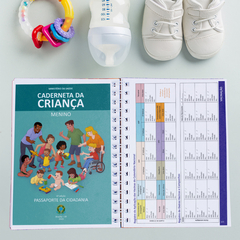 Caderneta de saúde urso azul - Caellar Studio | Planner, agenda, sketchbook e muito mais!