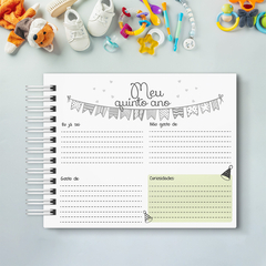 Combo do bebê margaridinhas - Caellar Studio | Planner, agenda, sketchbook e muito mais!