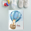 Caderneta de saúde girafa no balão