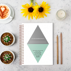 Devocional flores elegantes - Caellar Studio | Planner, agenda, sketchbook e muito mais!