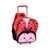 Mochila de carrinho infantil com design de bichinhos, colorida e divertida, ideal para crianças.