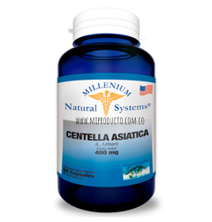 Centella Asiatica Gotu Kola 400 Mg 60 Cápsulas | Natural Systems