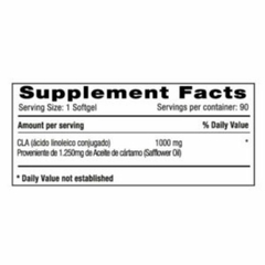 CLA 1000 mg x 90 Softgels Natural Systems - comprar online