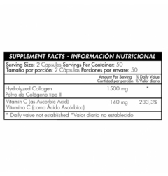 Colágeno Hidrolizado 1500mg Vitamina C 100 Capsulas | Healthy America - comprar online