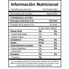 Creatina Monohidratada 400g 133 Servicios Imn - comprar online