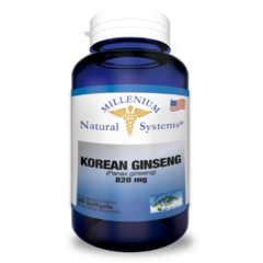 Korean Ginseng 820 mg x 60 Softgels Natural Systems