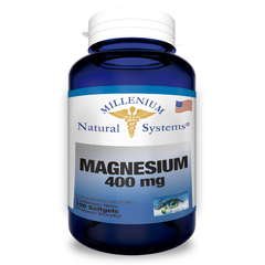 Magnesium 400mg 100 Softgels | Natural systems