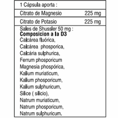 Citrato de magnesio + Citrato De Potasio 60 Capsulas | FBH - comprar online