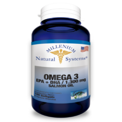 Omega 3 EPA + DHA 1300 mg x 100 Softgels