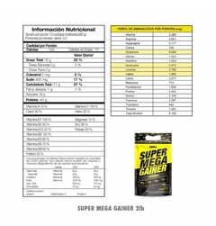 Proteina Super Mega Gainer 2 lb En Bolsa - comprar online