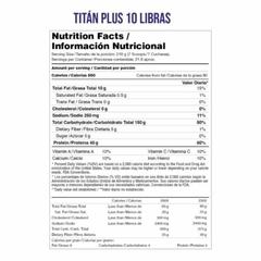 Titan Plus x10 libras - comprar online