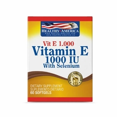 Vitamina E 1000 IU With Selenium 60 Softgels