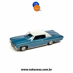 1/64 AUTO WORLD - 1970 CHEVY IMPALA LOWRIDER BLUE na internet