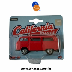 1:60 California Minis - VW Kombi vermelha