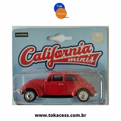 1:60 California Minis - VW Fusca vermelha