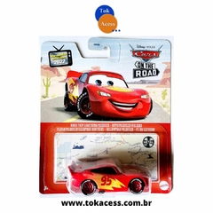 Miniatura 1:64 Disney Pixar Cars - On The Road - Relâmpago McQueen