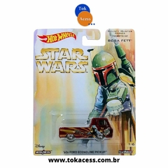 Miniatura 1:64 Hot Wheels - Premium Car Culture Star Wars - Bounty Huster - Boba Fett - 60 Ford Econoline Pickup