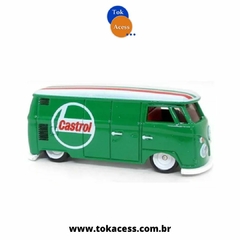 Miniatura 1:64 Hot Wheels - Premium - Castrol - Volkswagen T1 Panel Bus - comprar online