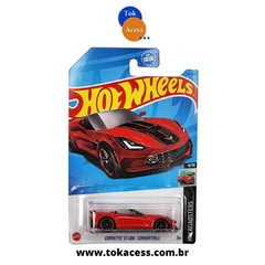 Miniatura 1:64 Hot Wheels - HW Roadsters - Corvette C7 Z06 Convertible Vermelho 34/250