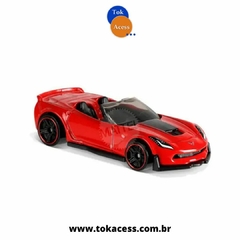 Miniatura 1:64 Hot Wheels - HW Roadsters - Corvette C7 Z06 Convertible Vermelho 34/250 - comprar online