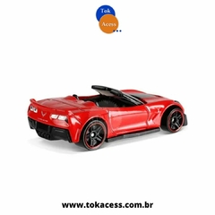 Miniatura 1:64 Hot Wheels - HW Roadsters - Corvette C7 Z06 Convertible Vermelho 34/250 na internet