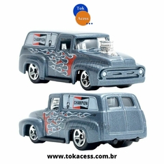 Miniatura 1:64 Hot Wheels - HW Performance 10 - 1.956 Ford F 100 Cinza - R7532 - Tok Acess