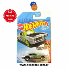 Miniatura 1:64 Hot Wheels - 50 anos - Zamac - HW Flames - Custom 1967 Pontiac Firebird - FKB87-D9COK