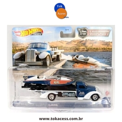 Miniatura 1:64 Hot Wheels - Premium Car Culture Team Transporte Hidroplano Classico Mercedes Benz