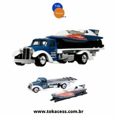 Miniatura 1:64 Hot Wheels - Premium Car Culture Team Transporte Hidroplano Classico Mercedes Benz - comprar online