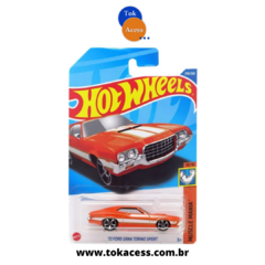 Miniatura 1:64 Hot Wheels - Muscle Mania - 1972 Ford Gran Torino Sport HCW29-R7C5