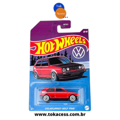 Miniatura 1:64 Hot Wheels - Volkswagen Golf MK2 Vermelho - HDH47-D510