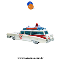 Miniatura 1:64 Hot Wheels - Premium - GHOSTBUSTERS - Ecto-1 GHOSTBUSTERS Cartoon Car - CFR31-D718 - Tok Acess