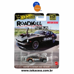 Miniatura 1:64 Hot Wheels - Premium - Roadkill Rotsun - Motortrend - Custom 1971 Datsun 240Z ("ROTSUN") HKC37