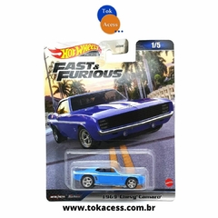 Miniatura 1:64 Hot Wheels - Premium - Fast Furious - 1969 Chevy Camaro