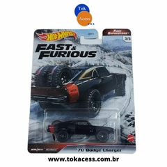 Miniatura 1:64 Hot Wheels - Premium - Fast Furious - 70 Dodge Charger