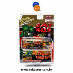 1/64 JOHNNY LIGHTNING - Rat Bus - 1964 Volksvagen Type II Transporter - Rat Fink Figure Incluída-Edição limitada