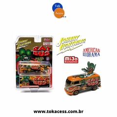 1/64 JOHNNY LIGHTNING - Rat Bus - 1964 Volksvagen Type II Transporter - Rat Fink Figure Incluída-Edição limitada - comprar online