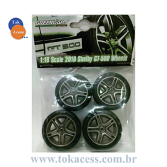 1:18 - GREENLIGHT - Jogo de Rodas Shelby GT-500 2010