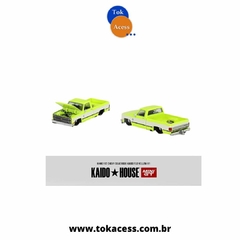 Miniatura 1:64 - Kaido House Mini GT - Chevrolet Silverado Kaido FLO Yellow V1 #112