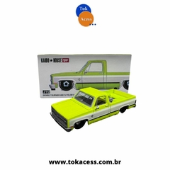 Miniatura 1:64 - Kaido House Mini GT - Chevrolet Silverado Kaido FLO Yellow V1 #112 - comprar online