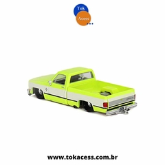 Miniatura 1:64 - Kaido House Mini GT - Chevrolet Silverado Kaido FLO Yellow V1 #112 na internet