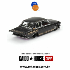 Miniatura 1:64 - Kaido House Mini GT - Datsun 510 Pro Street Full Carbon V10 #110 - comprar online