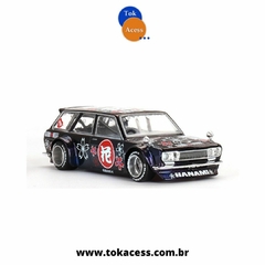 Miniatura 1:64 - Kaido House Mini GT - Datsun Kaido 510 Wagon Hanami V3 roxa #114 - comprar online