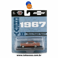 Miniatura 1:64 M2 - 1967 Chevy II Nova Super Sport Chevrolet Marrom R96 23-19