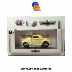 Miniatura 1:64 M2 - 1941 Willys Coupe - Americar Amarelo R77 23-26