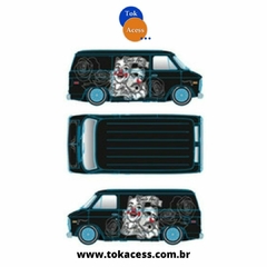 Miniatura 1:64 M2 MACHINES - LOWRIDERS - 1971 Chevrolet Van G10 - MJS74 - comprar online