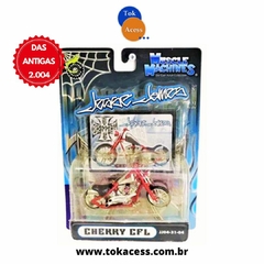 Miniatura 1:31 Muscle Machines - Moto Jesse Jones - Cherry CFL - JJ04-31-04