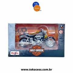 Miniatura 1:18 Maisto - Moto Harley-Davidson - 1977 FXS Low Rider - Series 38